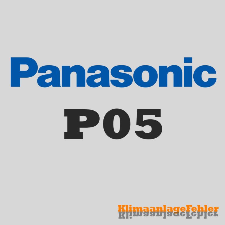 Panasonic Klimaanlage Fehlercode: P05 – Gelöst